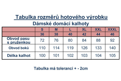 Dám.domácí kalhoty